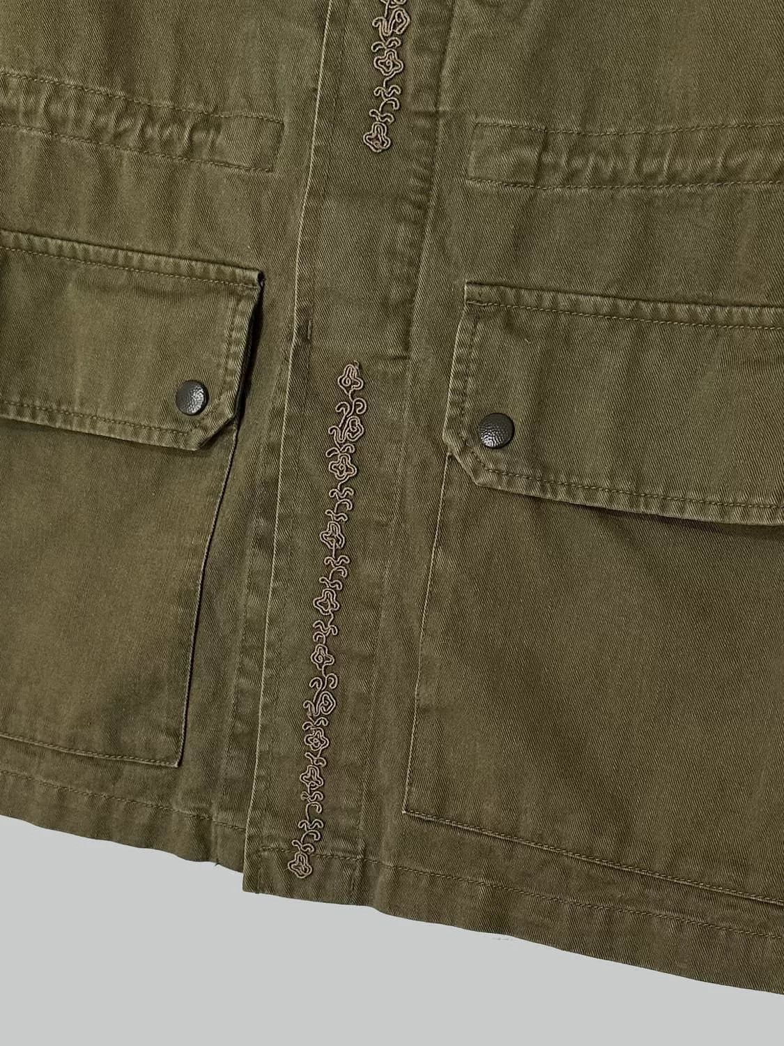 Saint Laurent Paris Saint Laurent Vintage Utility Coat Size US L / EU 52-54 / 3 - 3 Thumbnail