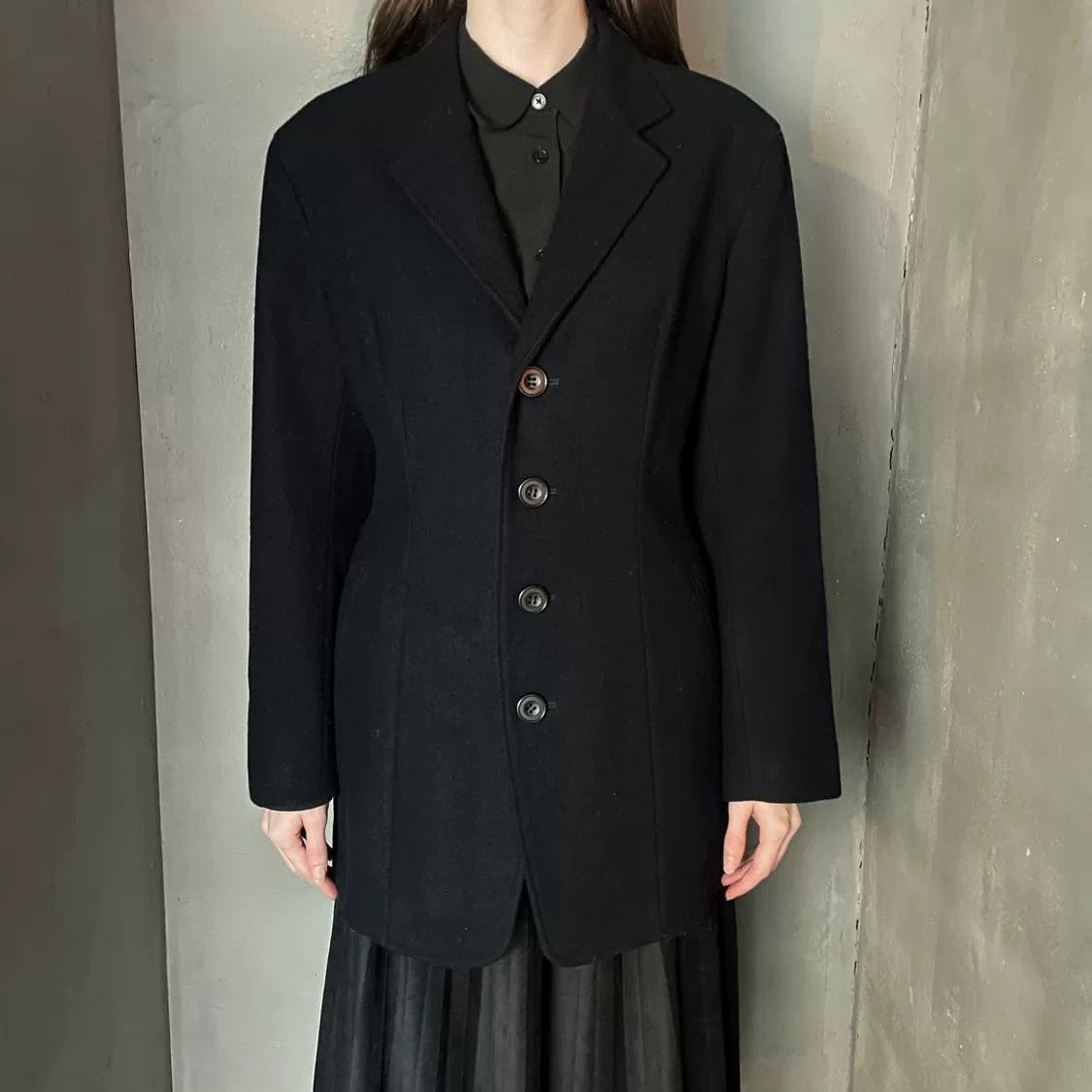 Yohji Yamamoto Yohji Yamamoto Vintage Wool Coat Size US XS / EU 42 / 0 - 2 Thumbnail