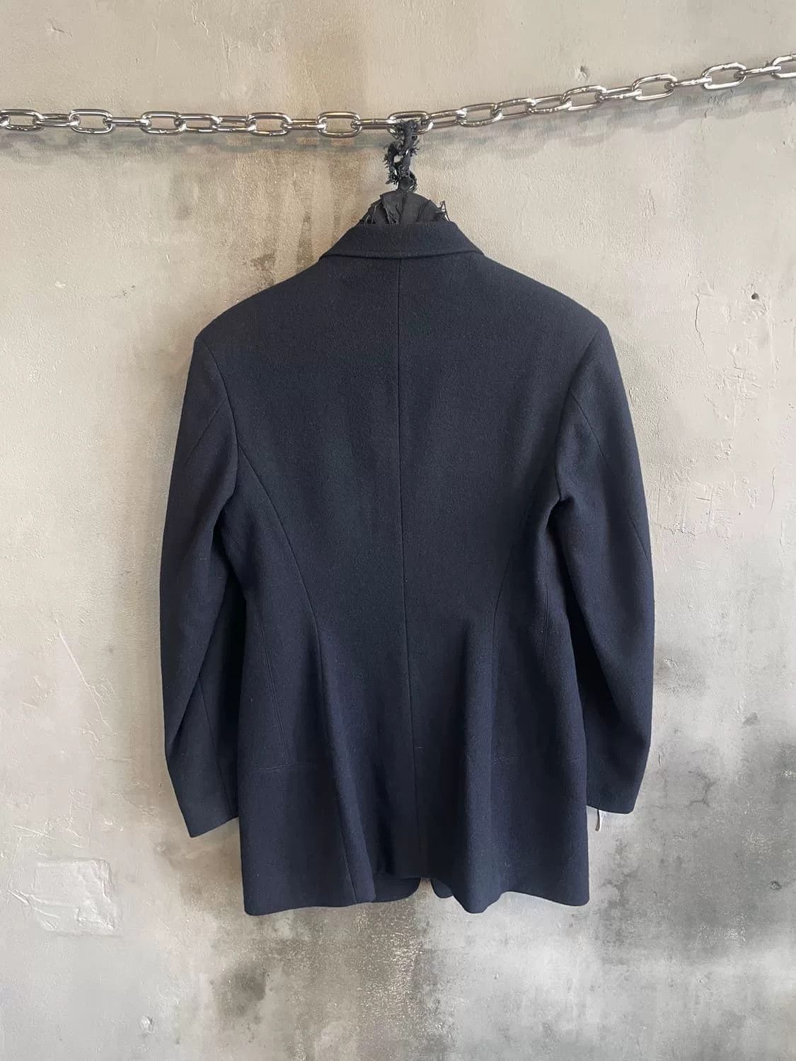 Yohji Yamamoto Yohji Yamamoto Vintage Wool Coat Size US XS / EU 42 / 0 - 7 Thumbnail