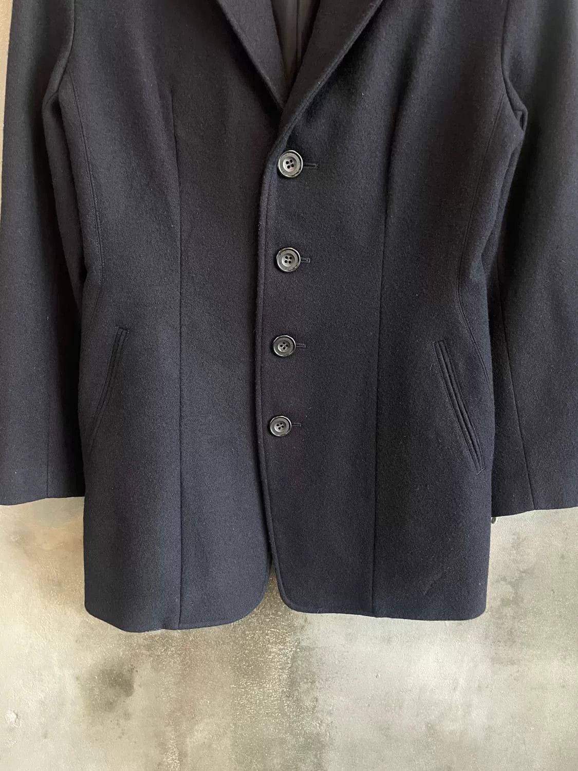 Yohji Yamamoto Yohji Yamamoto Vintage Wool Coat Size US XS / EU 42 / 0 - 5 Thumbnail