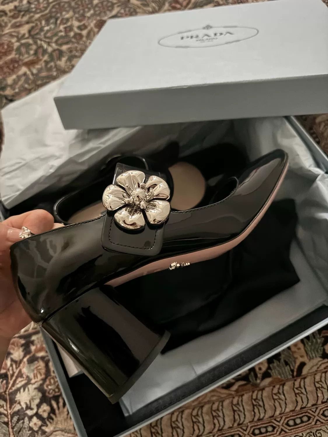 Prada Prada Vintage Mary Jane Shoes Size US 5 / IT 35 - 2 Thumbnail