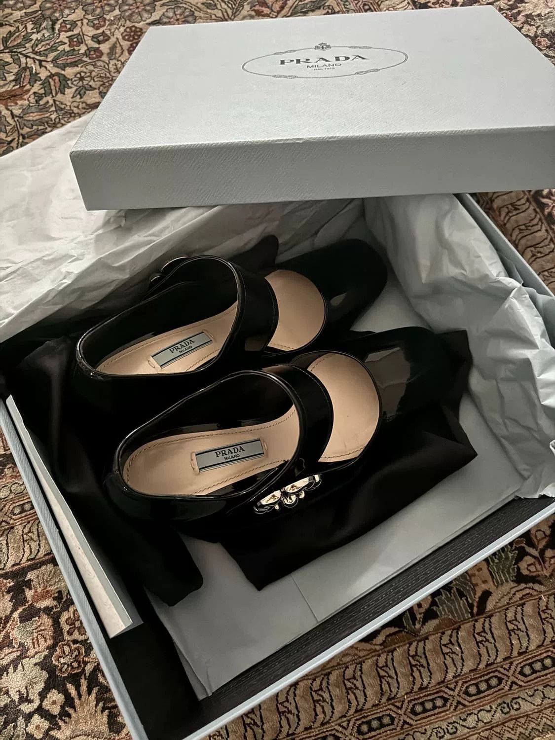 Prada Prada Vintage Mary Jane Shoes Size US 5 / IT 35 - 3 Thumbnail