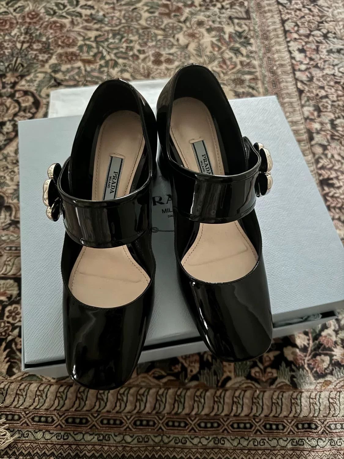 Prada Prada Vintage Mary Jane Shoes Size US 5 / IT 35 - 4 Thumbnail