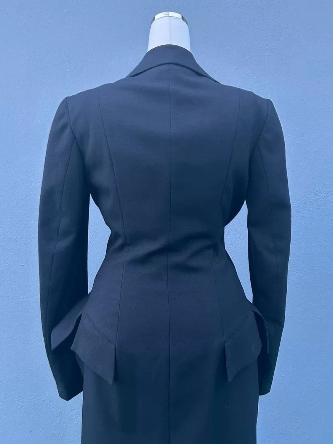 Yohji Yamamoto Yohji Yamamoto Vintage Wool Coat Size S / US 4 / IT 40 - 4 Thumbnail