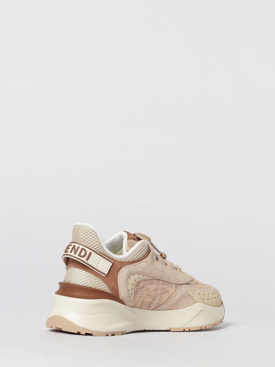 Fendi Fendi Sneakers Woman Beige Size US 11 / IT 41 - 3 Thumbnail