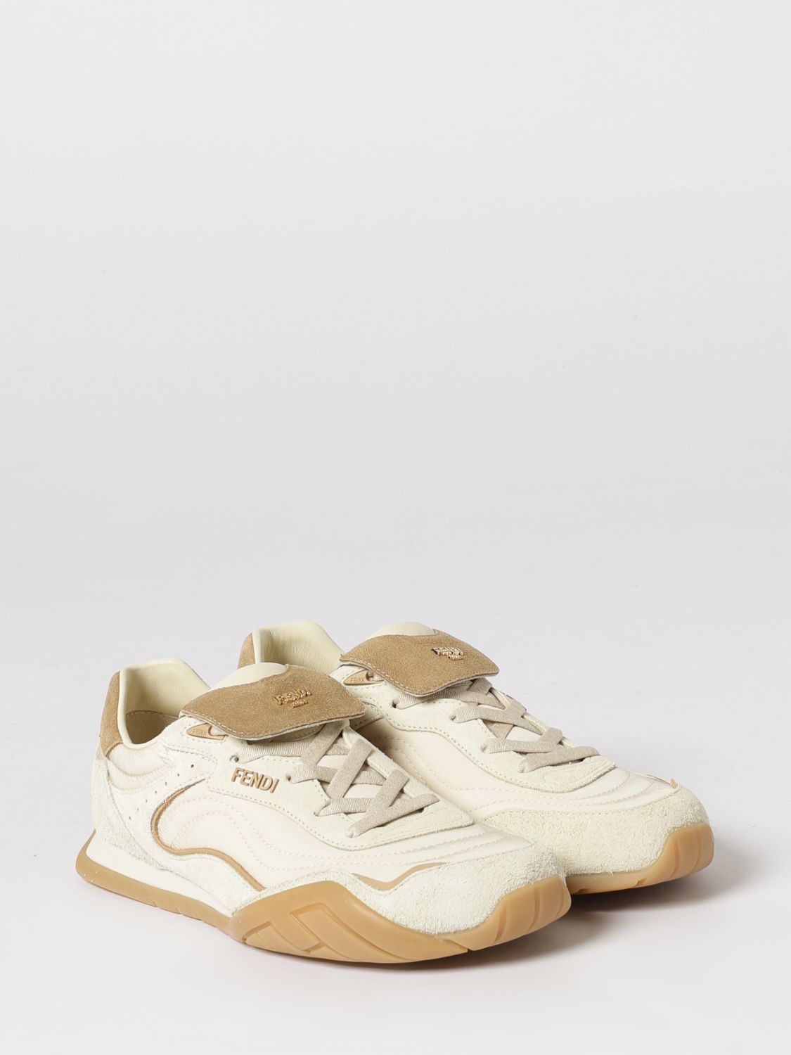 Fendi Fendi Sneakers Woman Ivory Size US 6.5 / IT 36.5 - 2 Thumbnail