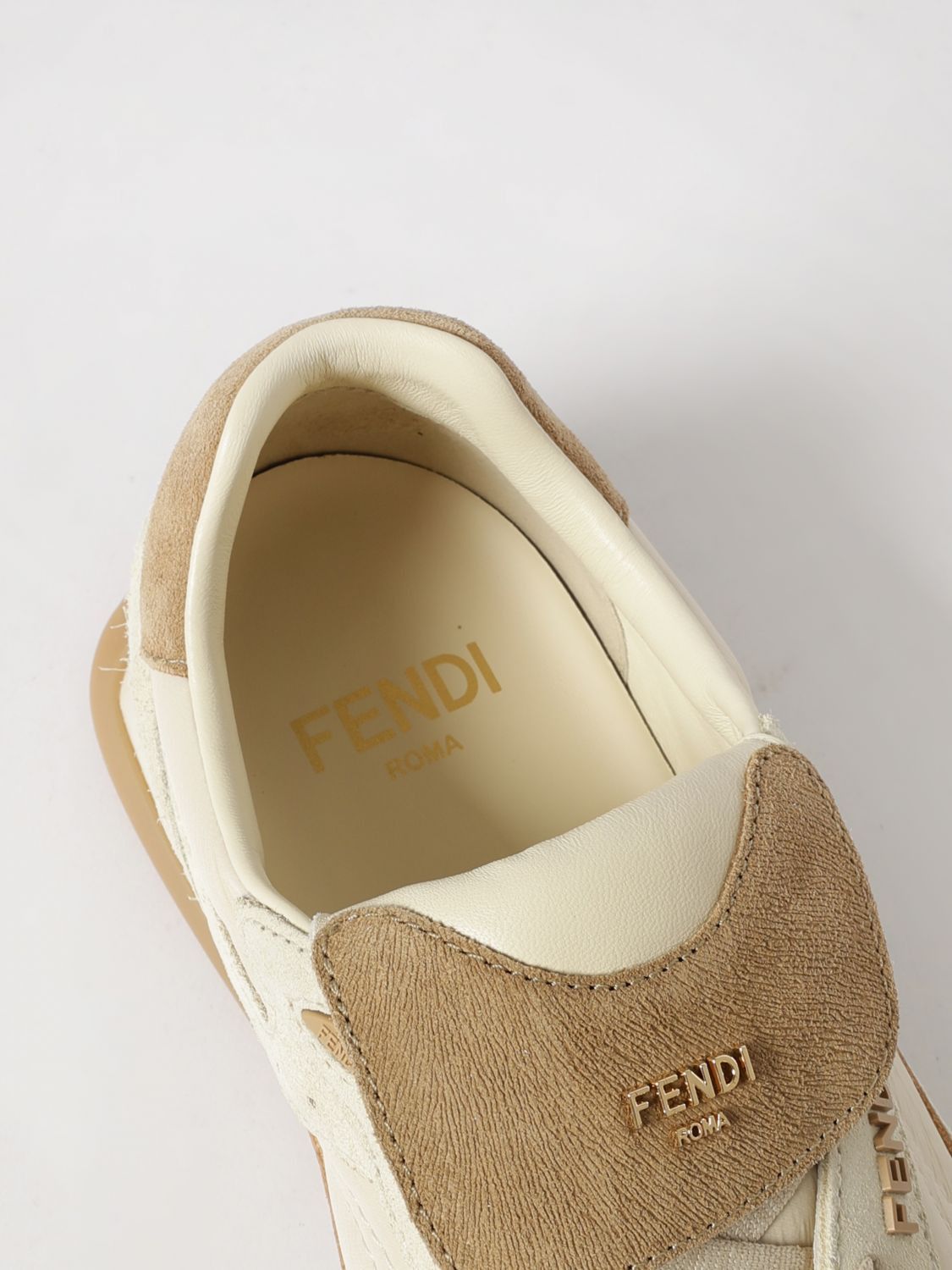 Fendi Fendi Sneakers Woman Ivory Size US 8.5 / IT 38.5 - 4 Thumbnail