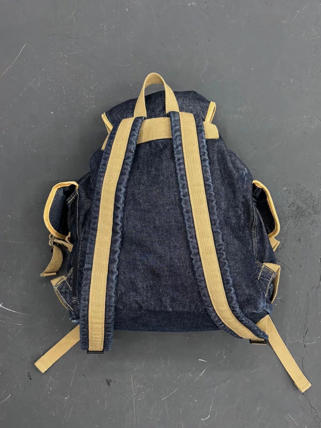 Champion Champion Vintage Denim Parachute Backpack Size ONE SIZE - 5 Thumbnail