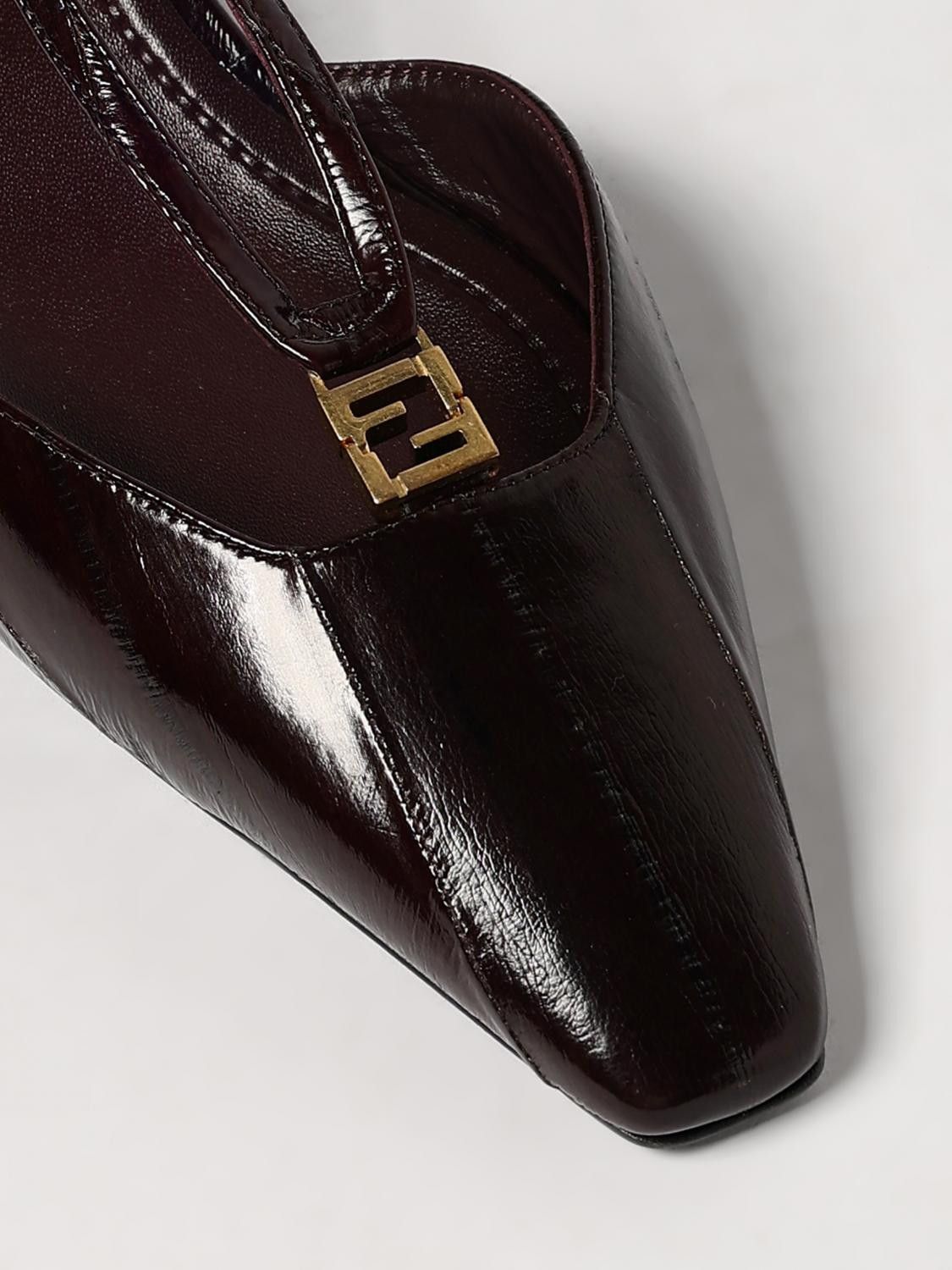 Fendi Fendi Pump Woman Brown Size US 8 / IT 38 - 4 Thumbnail