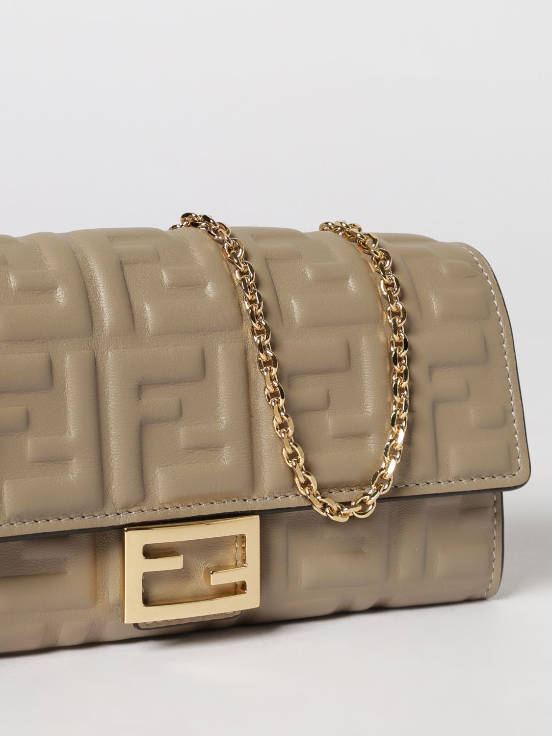 Fendi Fendi Mini Bag Woman Dove Grey Size ONE SIZE - 4 Thumbnail