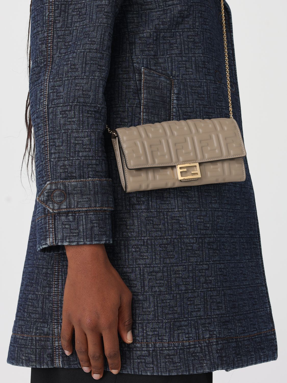 Fendi Fendi Mini Bag Woman Dove Grey Size ONE SIZE - 2 Thumbnail