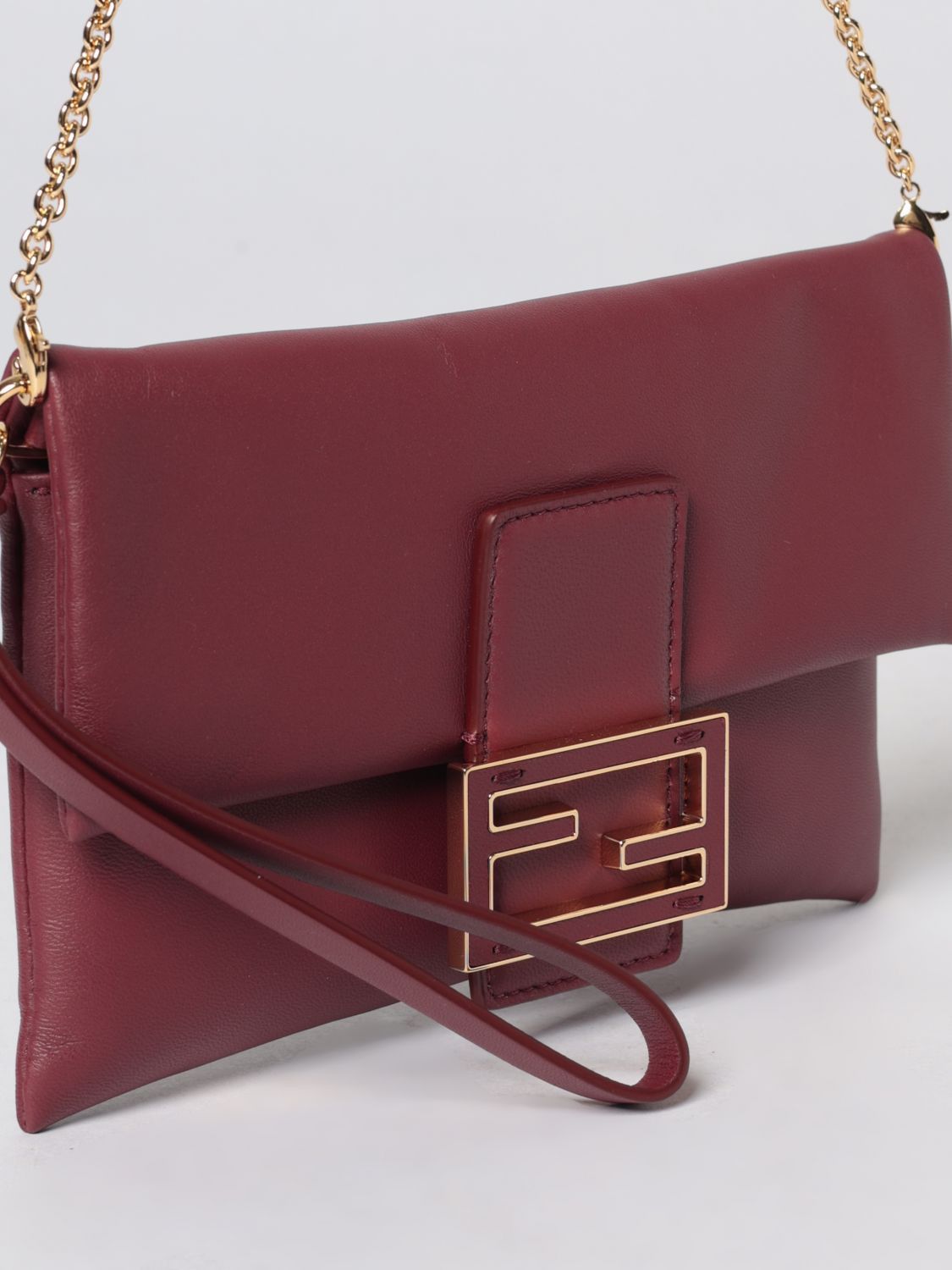 Fendi Fendi Mini Bag Woman Burgundy Size ONE SIZE - 4 Thumbnail