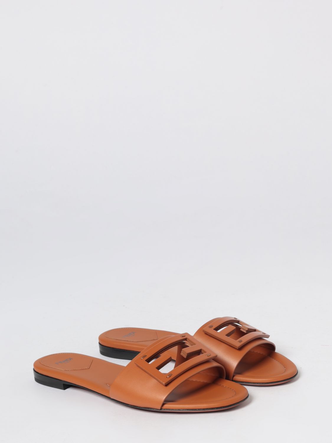 Fendi Fendi Heeled Sandal Woman Leather Size US 6.5 / IT 36.5 - 2 Thumbnail