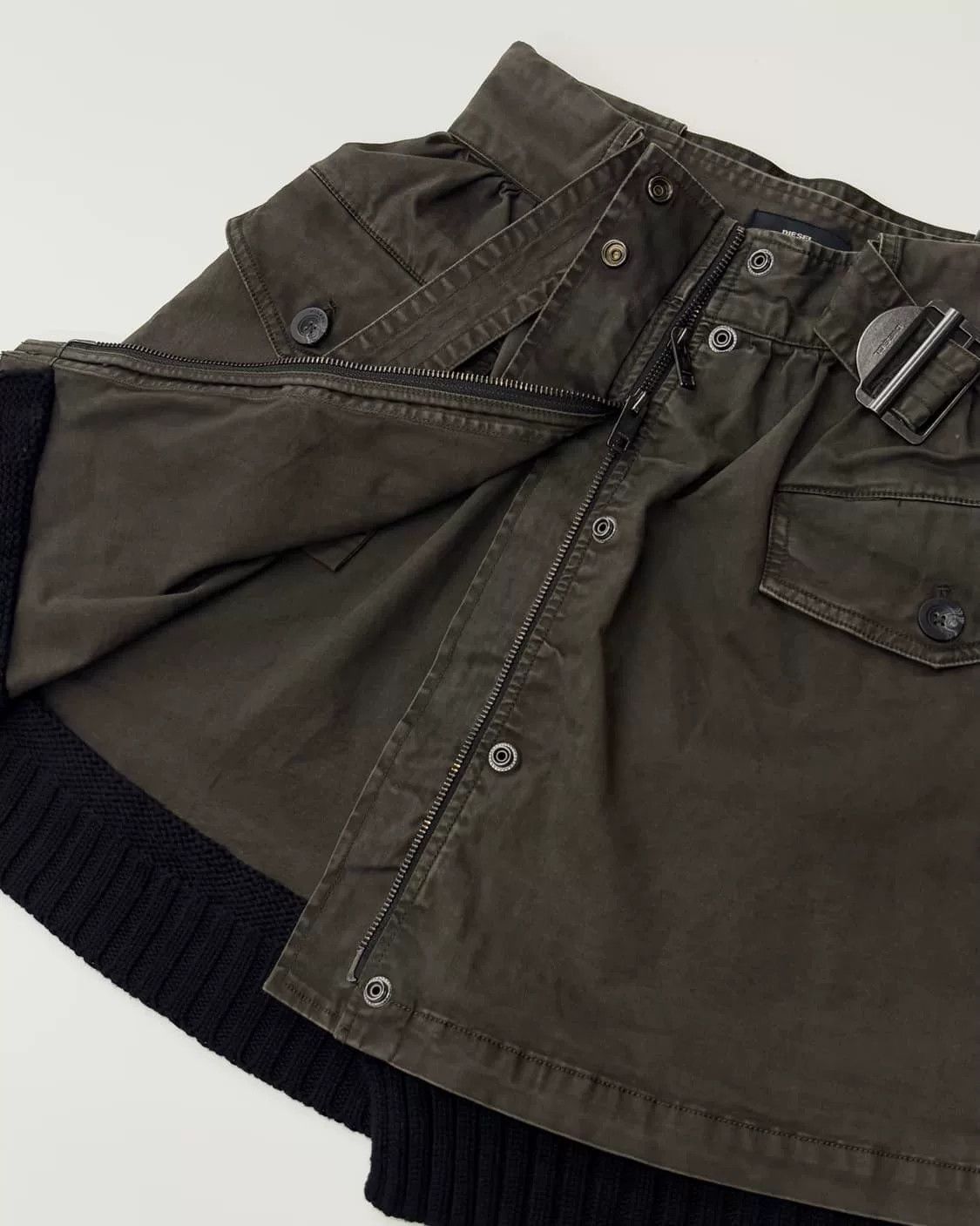 Diesel Diesel Vintage Denim Utility Skirt Size 35" - 6 Thumbnail