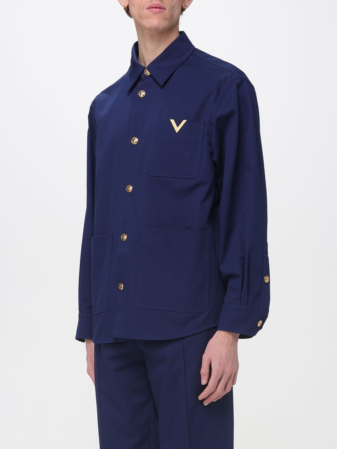 Valentino Shirt Men Blue