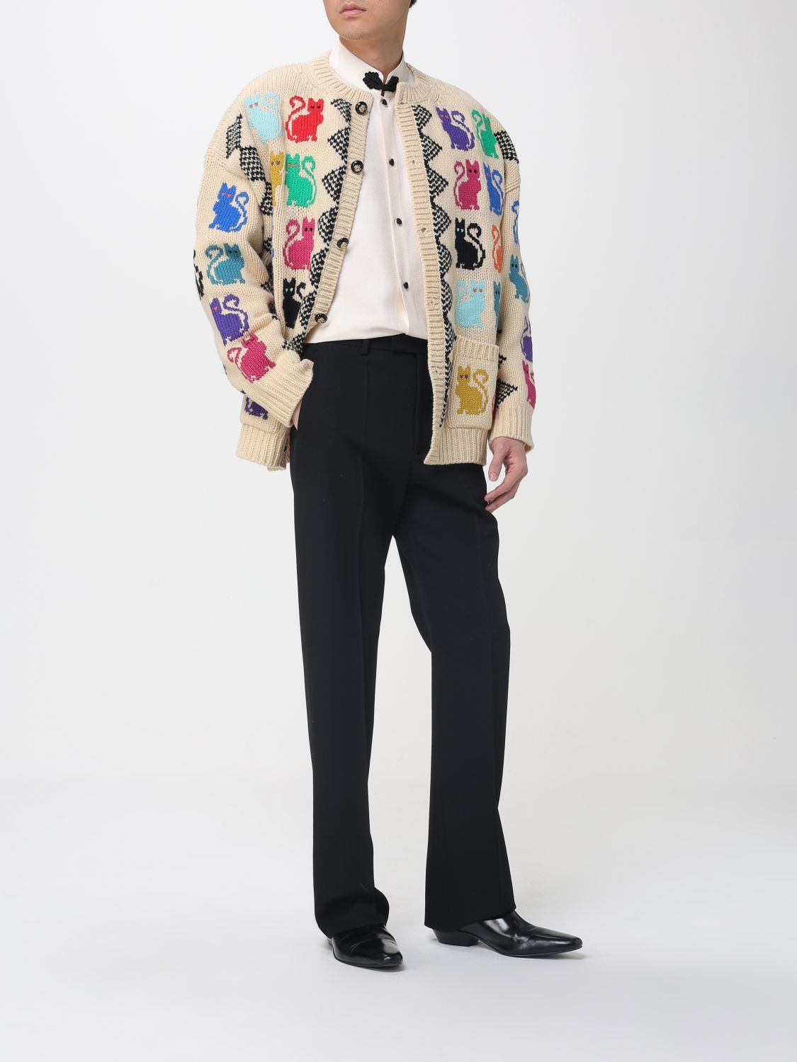 Valentino Valentino Sweater Men Multicolor Size US M / EU 48-50 / 2 - 2 Thumbnail