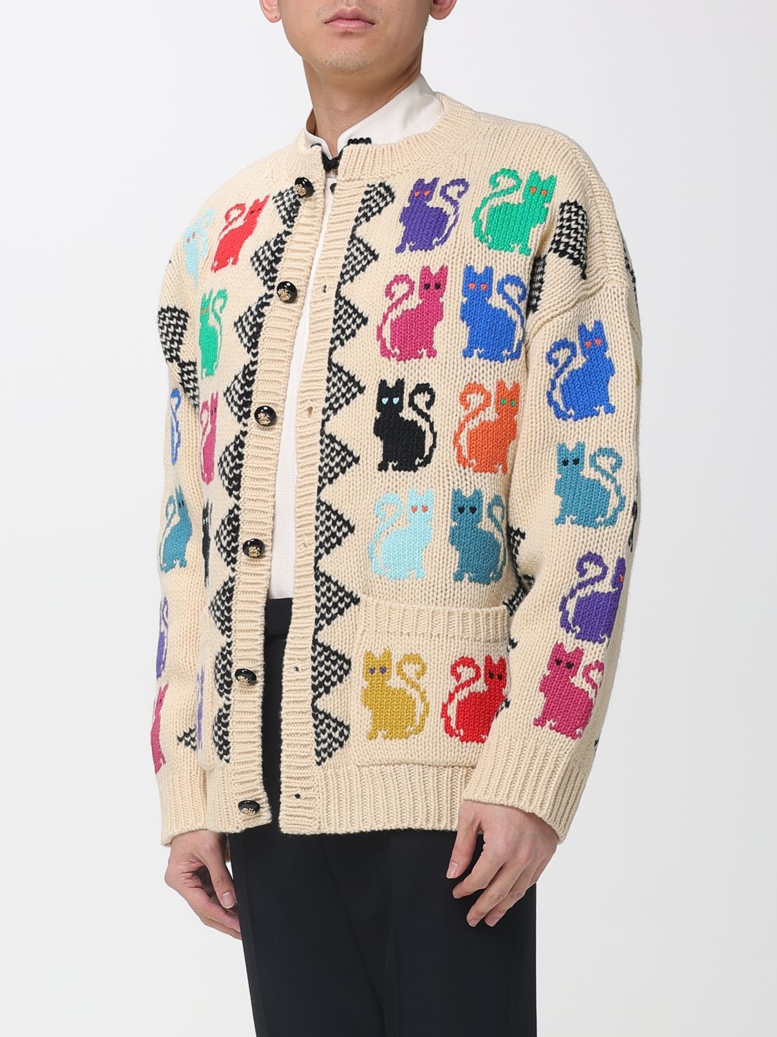 Valentino Valentino Sweater Men Multicolor Size US M / EU 48-50 / 2 - 4 Thumbnail