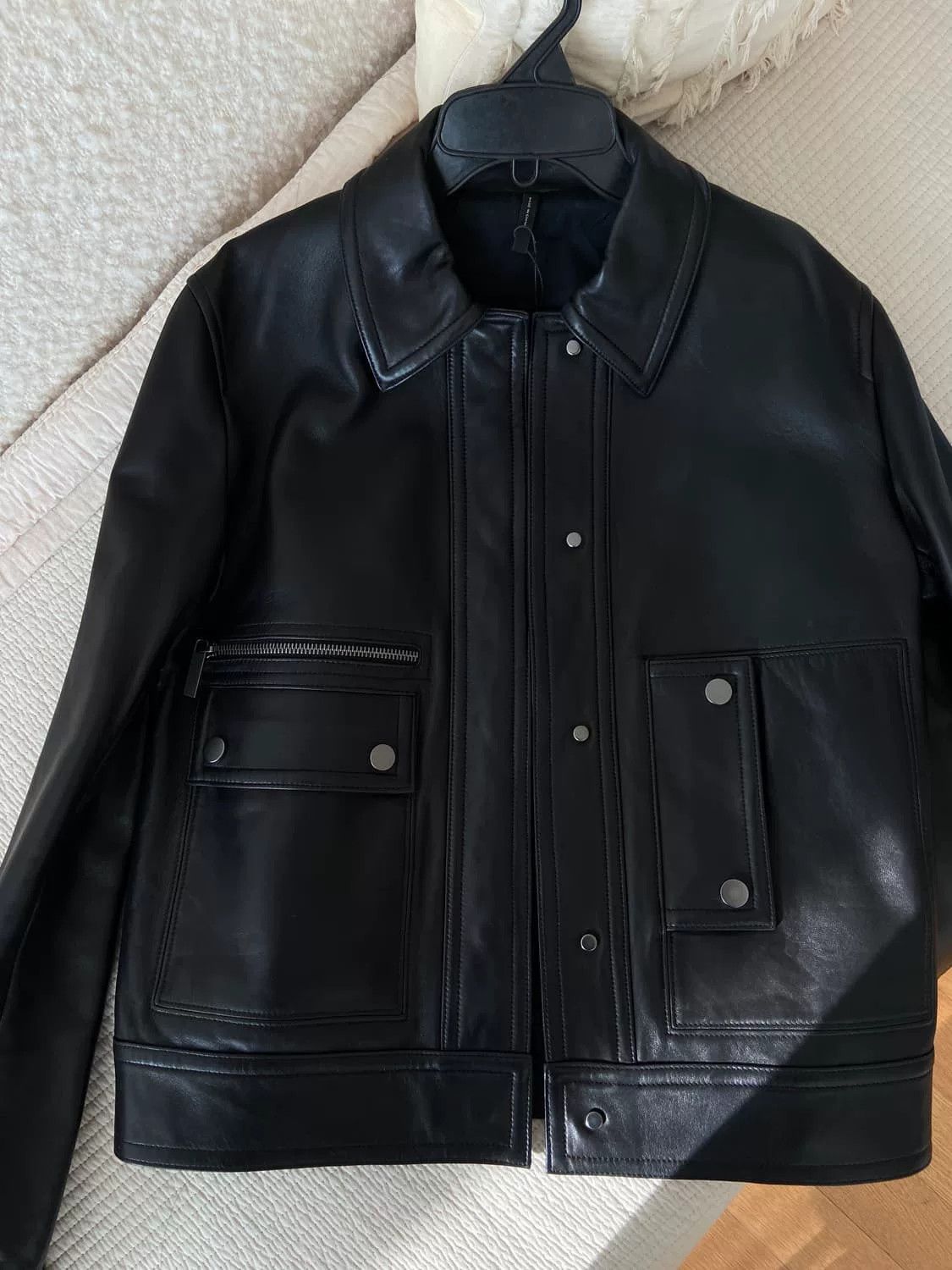 Helmut Lang Helmut Lang Vintage Leather Jacket Size US S / EU 44-46 / 1 - 3 Thumbnail