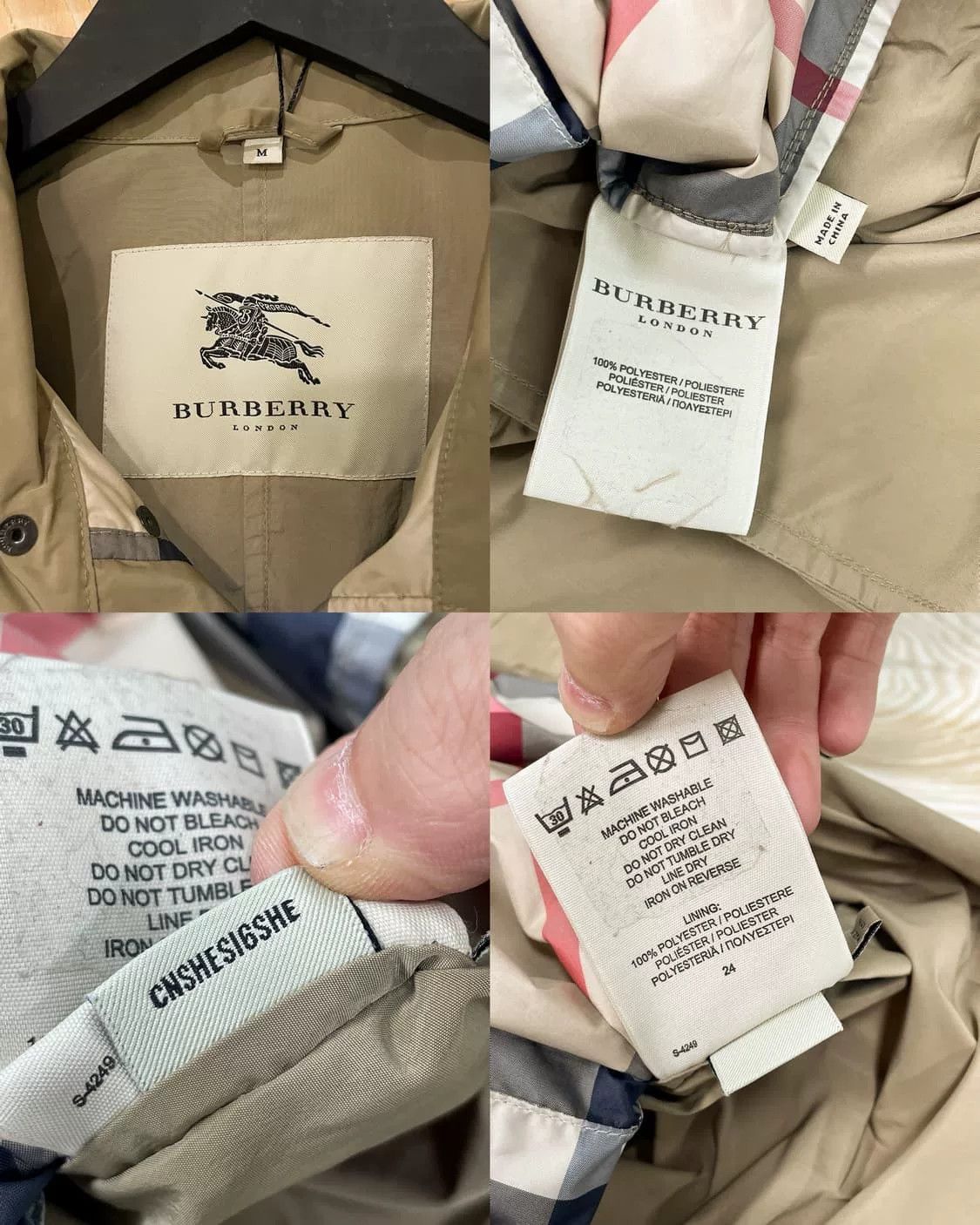 Burberry Burberry Vintage Utility Coat Size US XXL / EU 58 / 5 - 8 Thumbnail