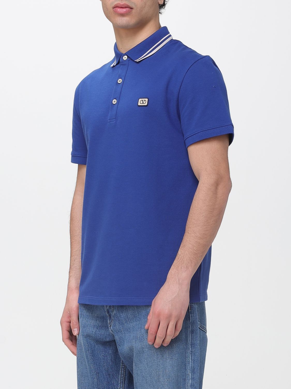 Valentino Valentino Polo Shirt Men Blue Size US L / EU 52-54 / 3 - 4 Thumbnail