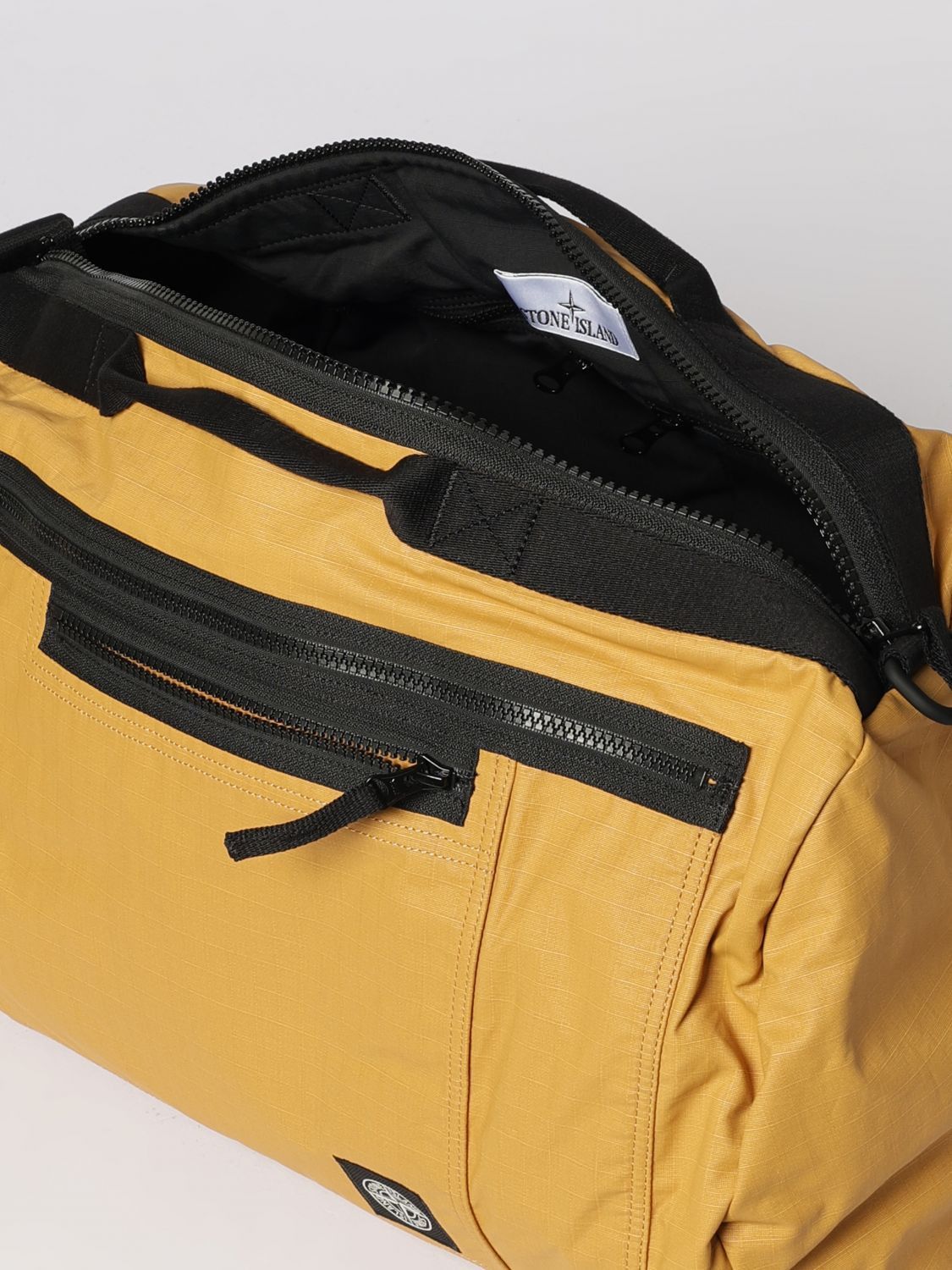 Stone Island Stone Island Travel Bag Men Yellow Size ONE SIZE - 4 Thumbnail