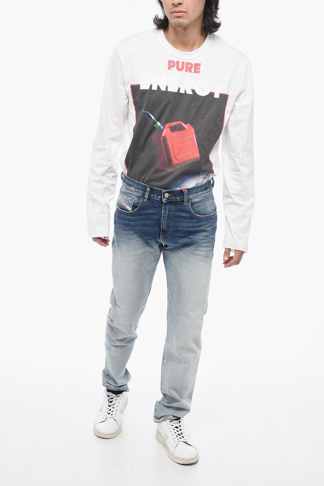 Diesel Two-Tone Jeans D-STRUKT L.32 Size US 28 / EU 44 - 4 Thumbnail