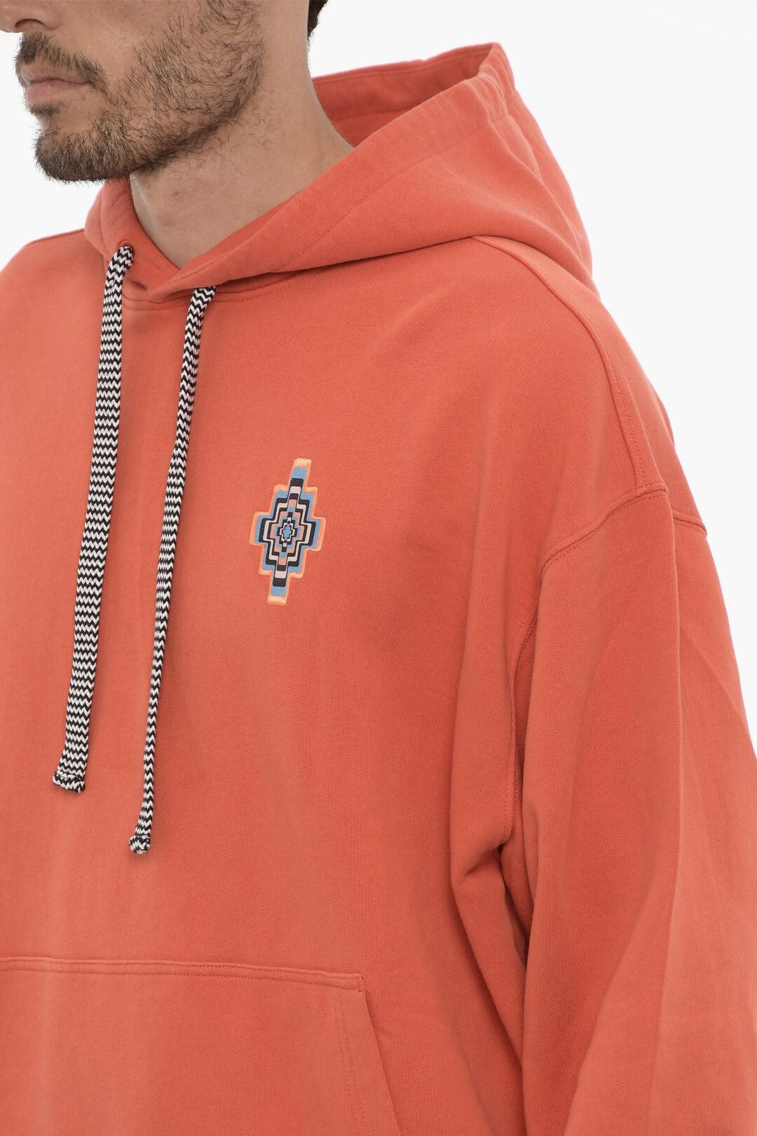Marcelo Burlon Cotton Hoodie OPTICAL CROSS with Patch Pocket Size US XS / EU 42 / 0 - 3 Thumbnail