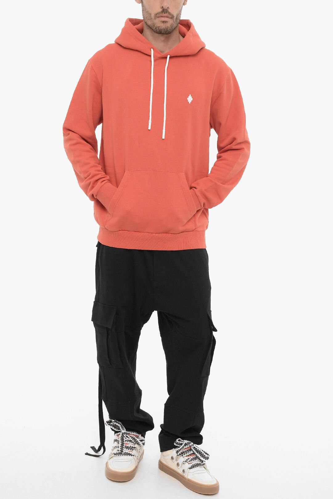 Marcelo Burlon Brushed Cotton Hoodie Size US M / EU 48-50 / 2 - 4 Thumbnail