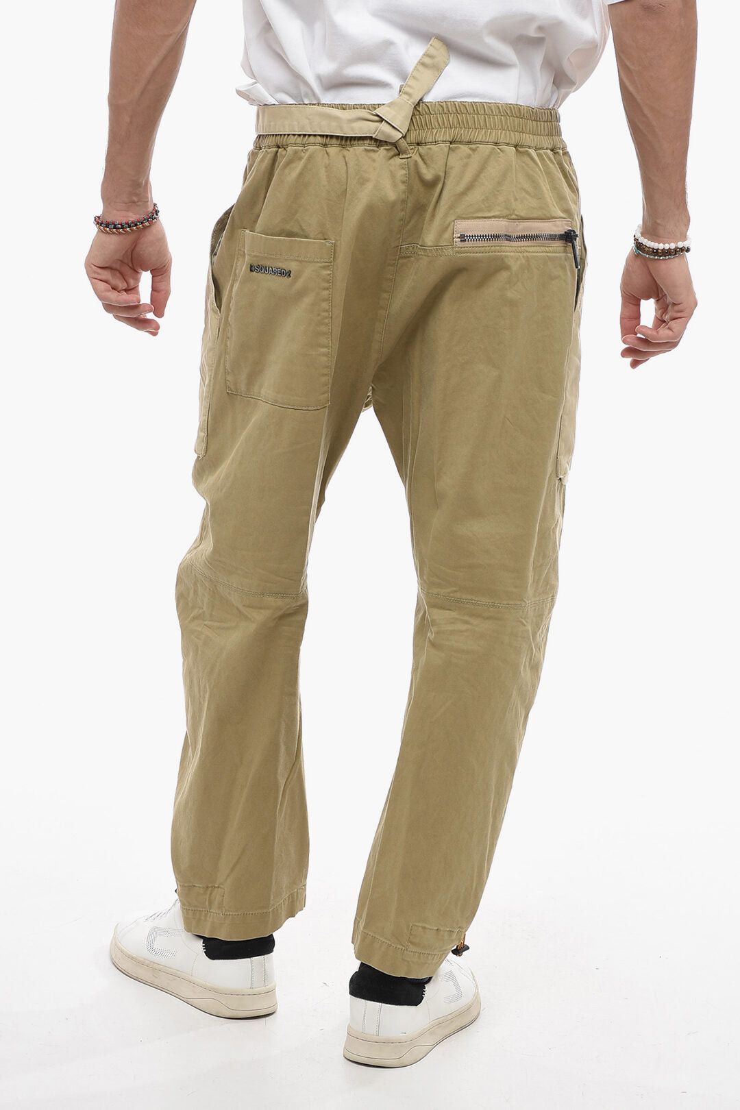 Dsquared2 Two-Tone Pully Trousers with Buckle Size US 34 / EU 50 - 2 Thumbnail