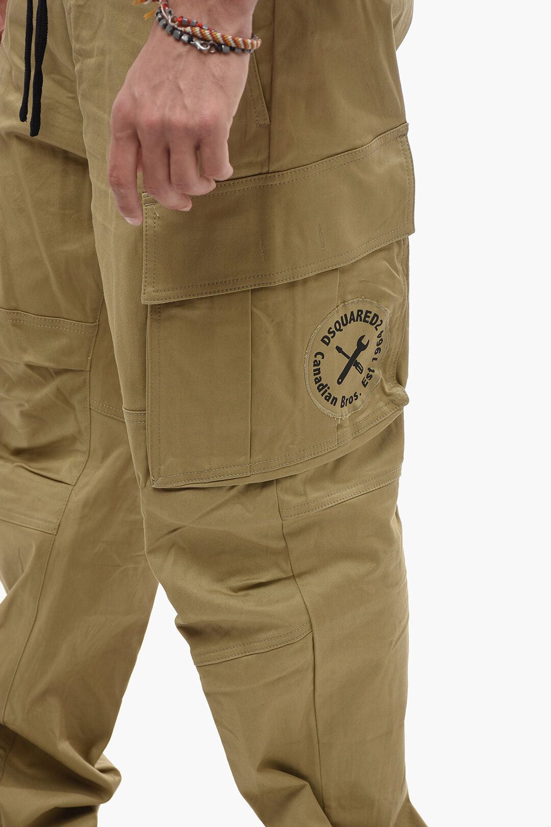 Dsquared2 Cargo Trousers with Drawstring Size US 34 / EU 50 - 3 Thumbnail