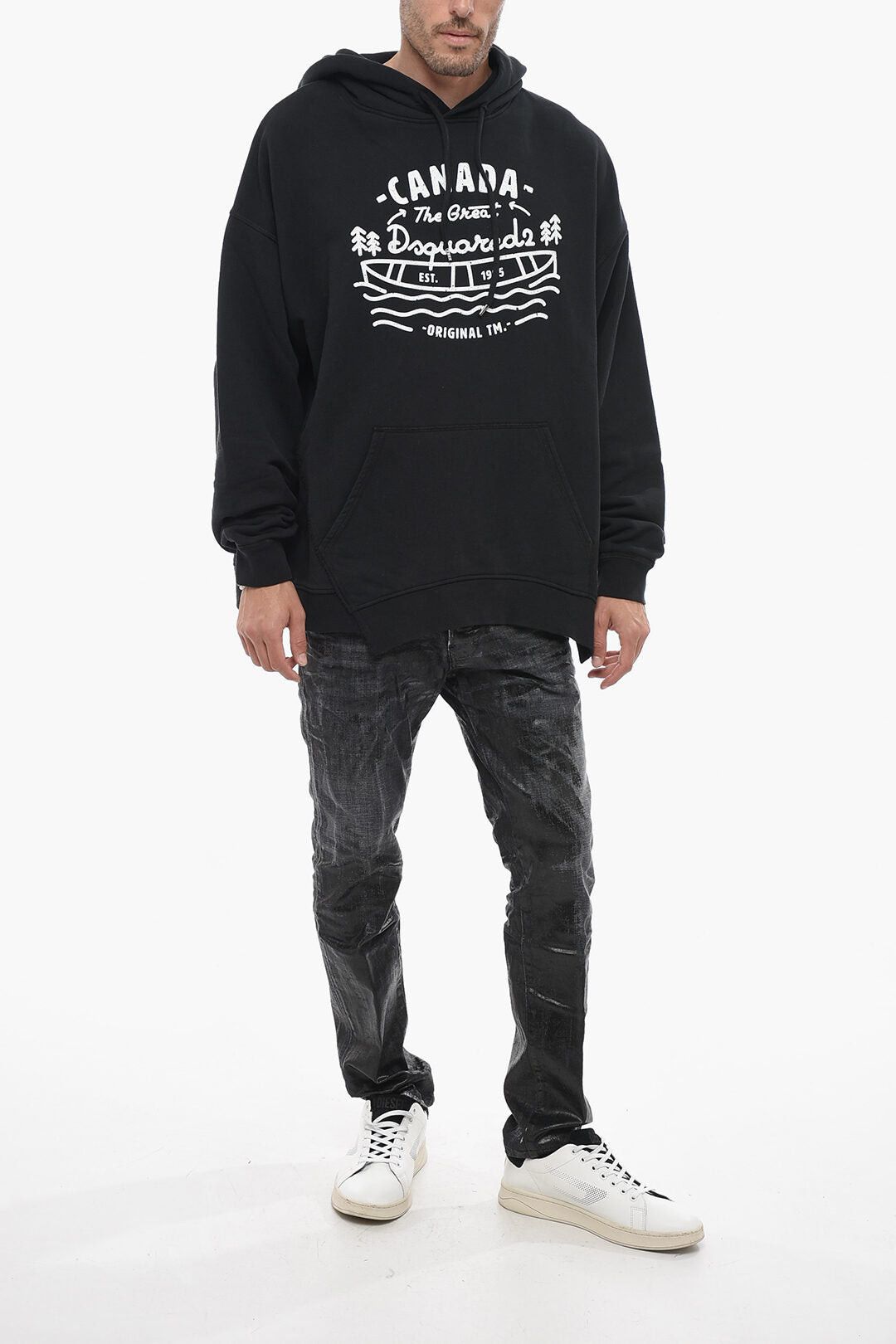 Dsquared2 Hoodie RAGIAN with Lettering Print Size US L / EU 52-54 / 3 - 4 Thumbnail