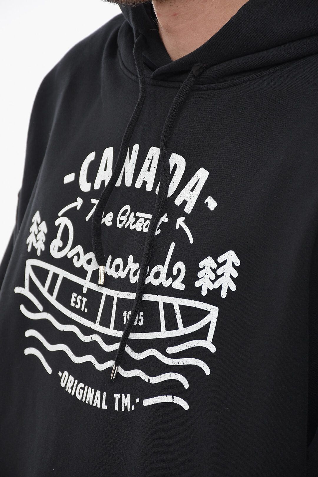 Dsquared2 Hoodie RAGIAN with Lettering Print Size US L / EU 52-54 / 3 - 3 Thumbnail