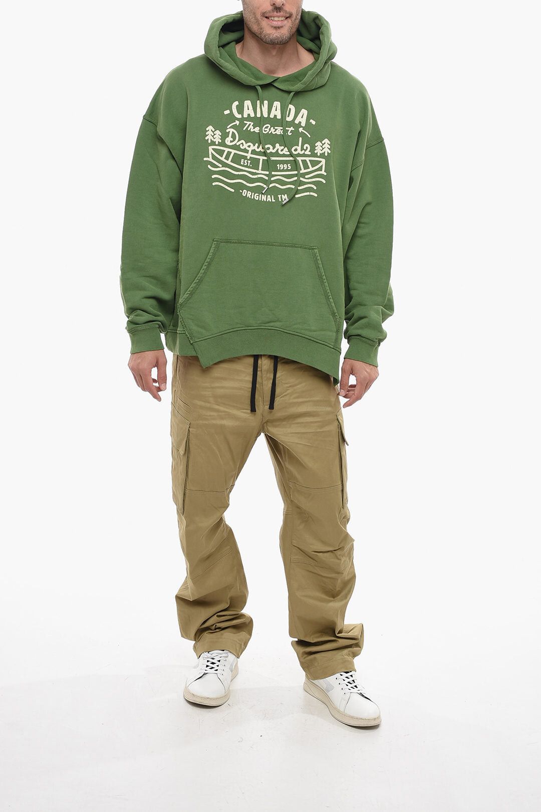 Dsquared2 Hoodie RAGIAN with Lettering Print Size US XL / EU 56 / 4 - 4 Thumbnail
