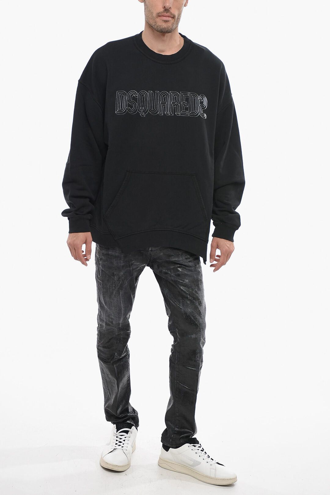 Dsquared2 Cool Sweatshirt RAGIAN with Embossed Logo Size US M / EU 48-50 / 2 - 4 Thumbnail