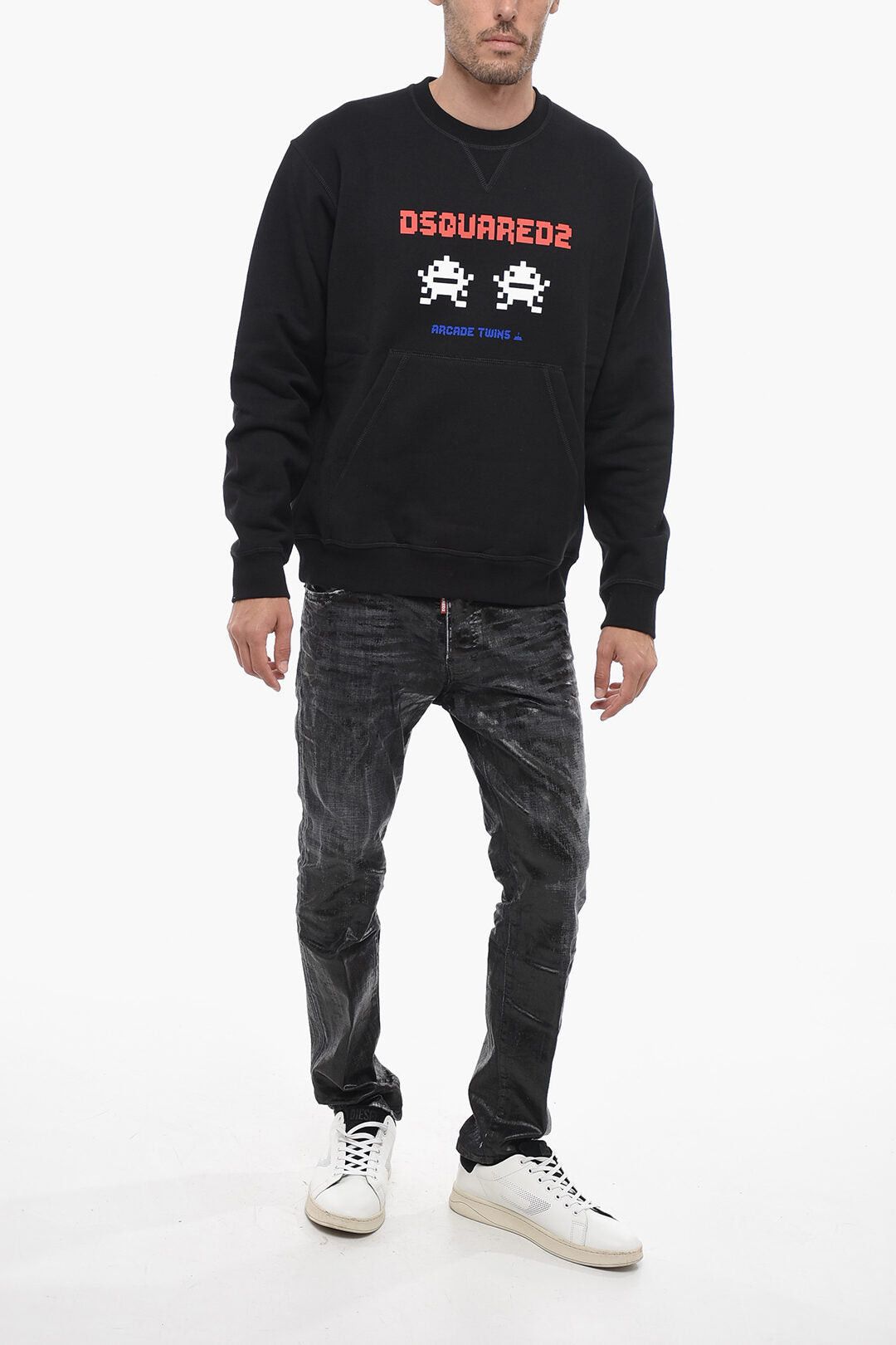 Dsquared2 Hoodie ARCADE TWINS with Logo Print Size US M / EU 48-50 / 2 - 4 Thumbnail
