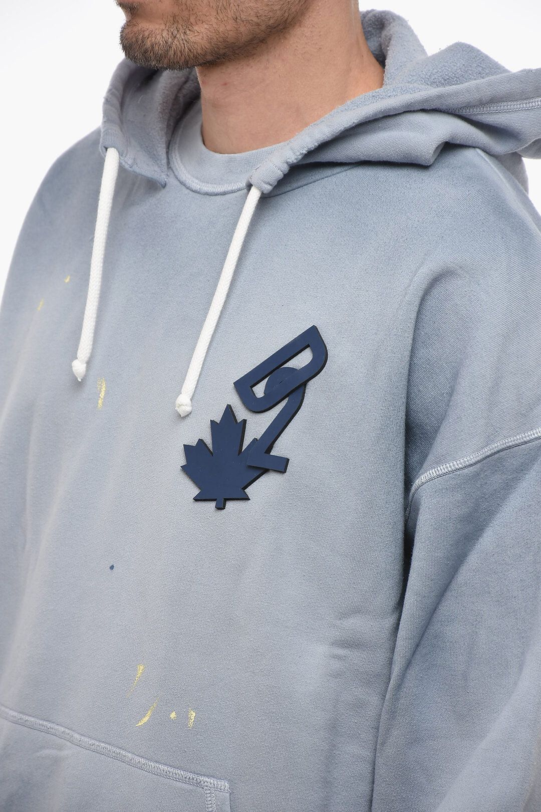 Dsquared2 Hoodie with Paint-Splatter Motif Size US M / EU 48-50 / 2 - 3 Thumbnail