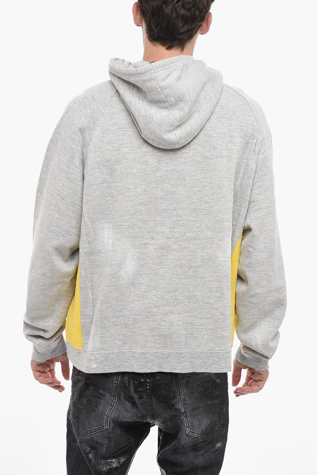 Dsquared2 Two-Tone Hoodie with Embroidered Logo Size US XS / EU 42 / 0 - 2 Thumbnail