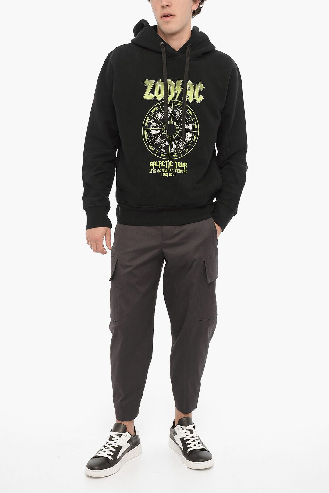 Neil Barrett Cotton Fleece Hoodie Easy Fit ZOD AC Size US XL / EU 56 / 4 - 4 Thumbnail