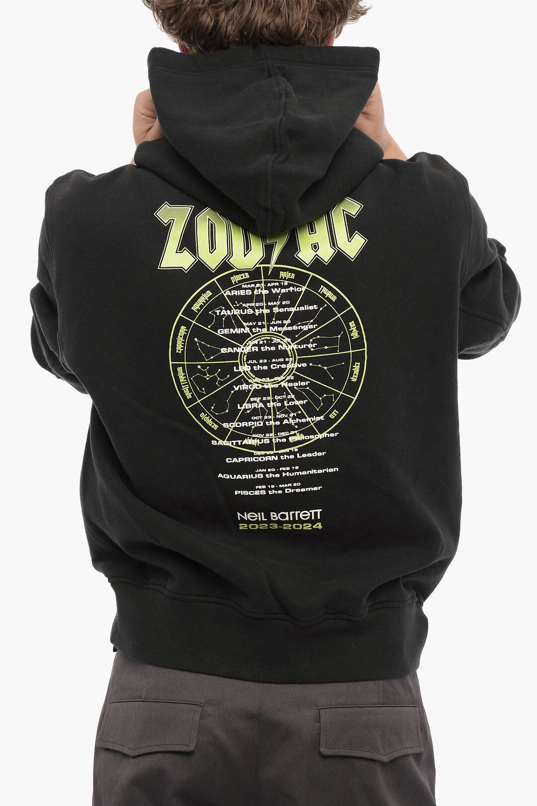 Neil Barrett Cotton Fleece Hoodie Easy Fit ZOD AC Size US XL / EU 56 / 4 - 2 Thumbnail