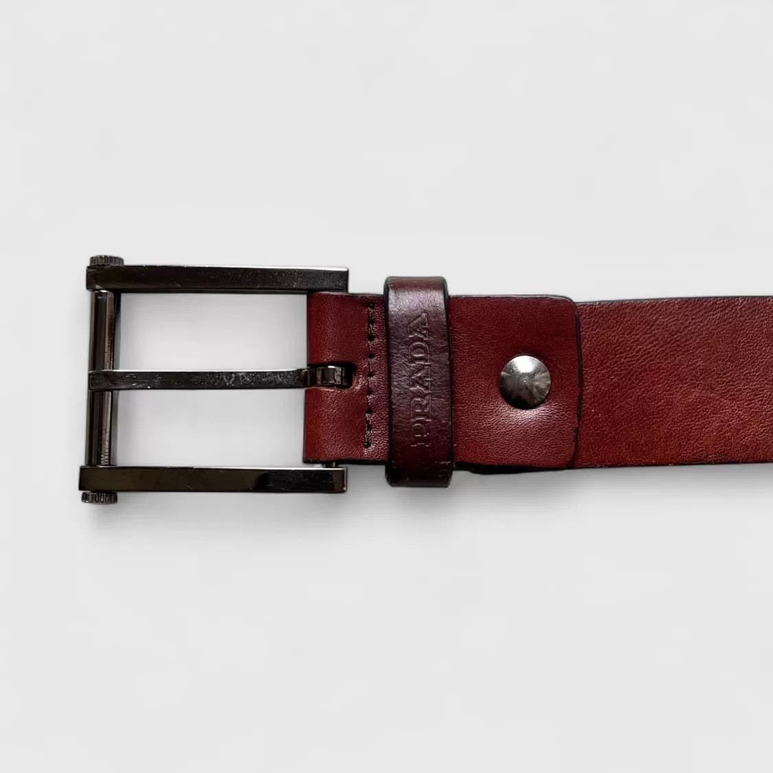 Prada Prada Sport Vintage Leather Belt Size ONE SIZE - 5 Thumbnail