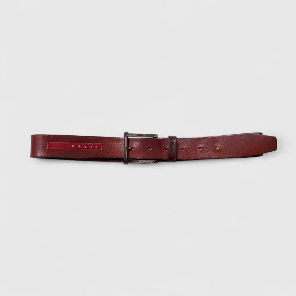 Prada Prada Sport Vintage Leather Belt Size ONE SIZE - 2 Thumbnail