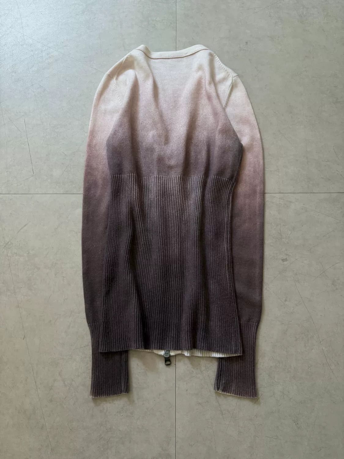 Armani Armani Vintage Lava Charcoal Knitwear Size US XXS / EU 40 - 4 Thumbnail