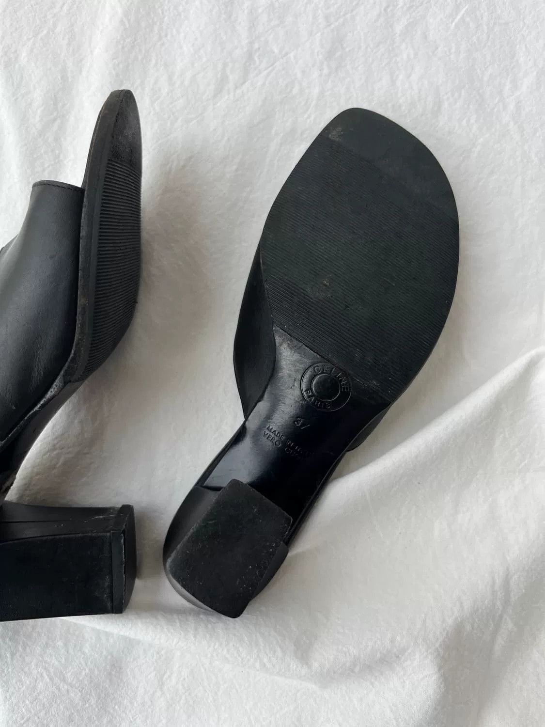 Celine Celine Vintage Leather Mules Size US 6 / IT 36 - 6 Thumbnail