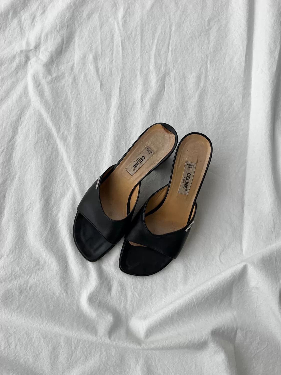 Celine Celine Vintage Leather Mules Size US 6 / IT 36 - 3 Thumbnail