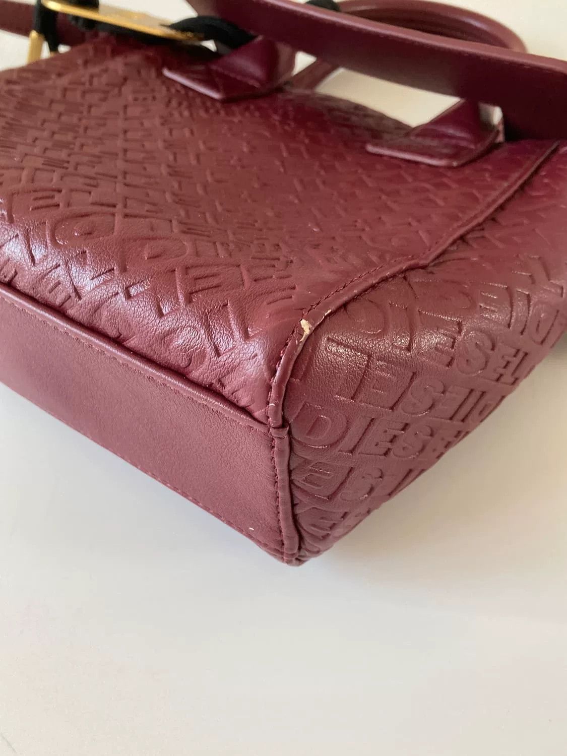 Diesel Diesel Bordeaux Red Crossbody Bag Size ONE SIZE - 9 Thumbnail