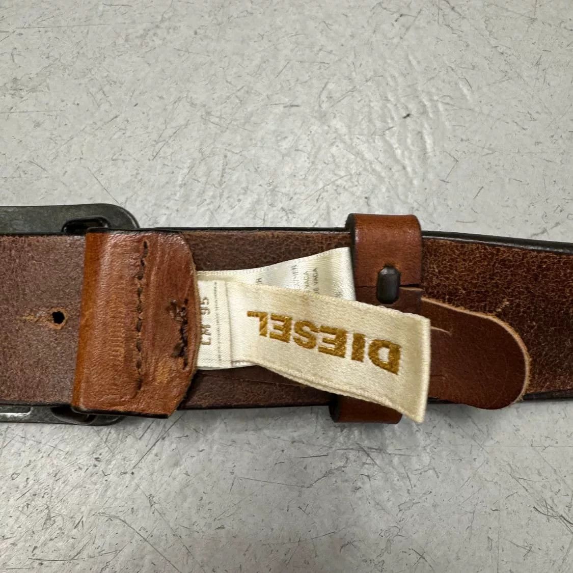 Diesel Diesel Vintage Inscribed Belt Size ONE SIZE - 3 Thumbnail