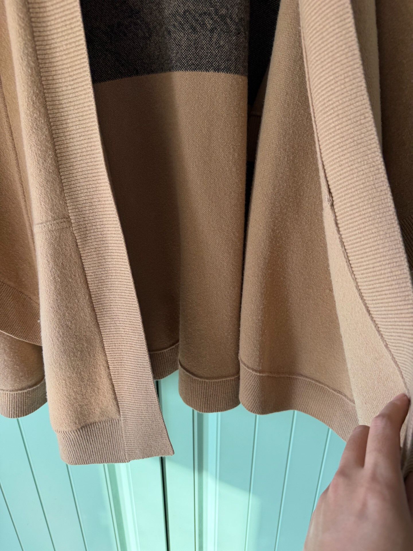 Burberry Burberry Camel Hooded Cape Shawl Size ONE SIZE - 8 Thumbnail