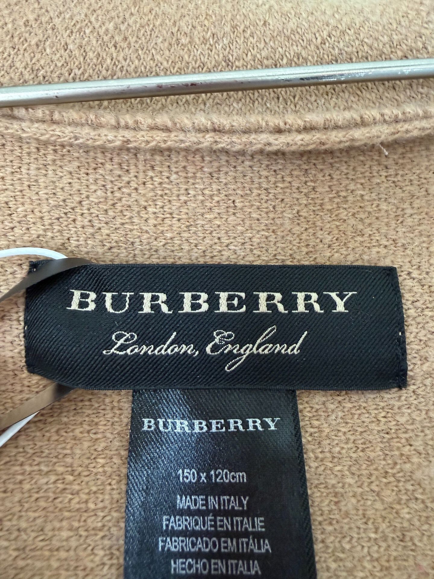 Burberry Burberry Camel Hooded Cape Shawl Size ONE SIZE - 3 Thumbnail