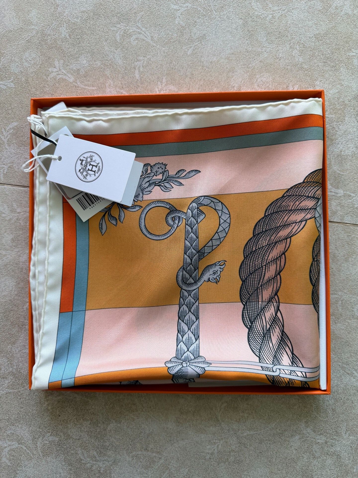 Hermes Hermes Knight Horse Double-Sided Scarf Size ONE SIZE - 8 Thumbnail