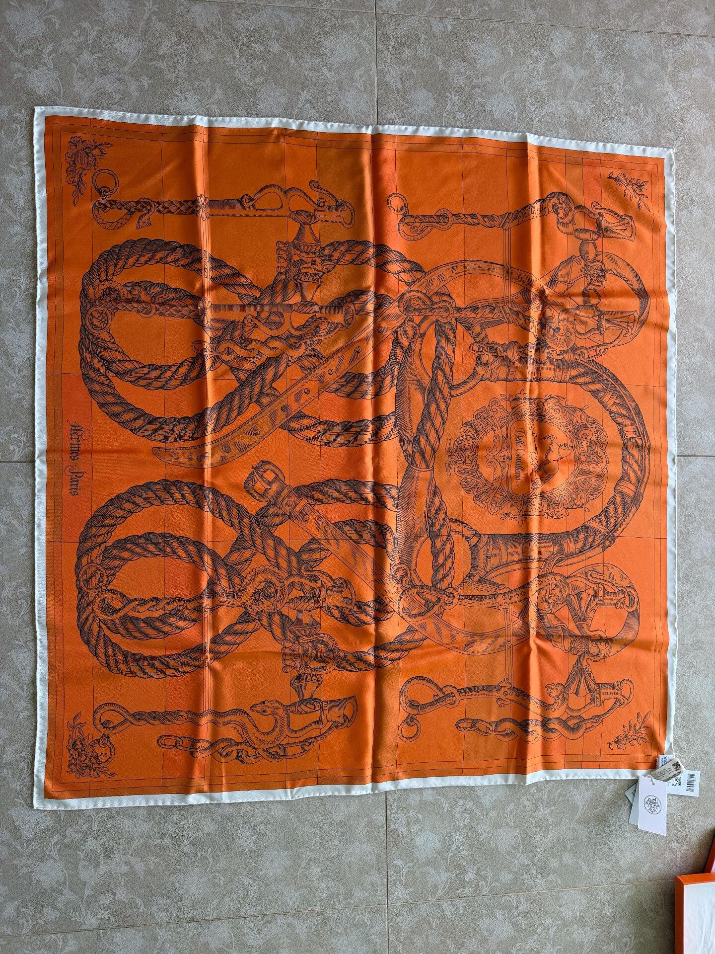 Hermes Hermes Knight Horse Double-Sided Scarf Size ONE SIZE - 2 Thumbnail